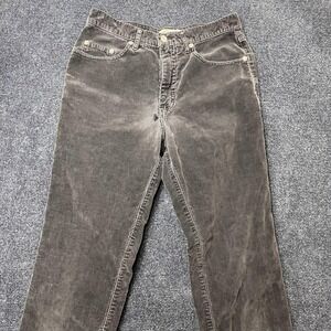 Vintage Guess Pants Mens 30x32 Black Corduroy 5 Pocket American Tradition USA